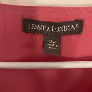 Jessica London Vibrant Pink Top